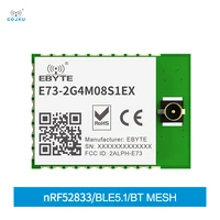 nrf52833 ble5 1 ble mesh soc module ipex antenna smd package e73 2g4m08s1ex low power consumption blue tooth wireless module