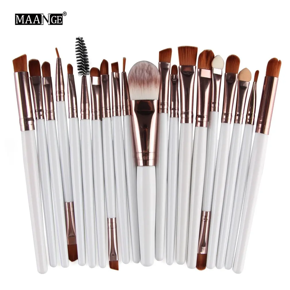 

20pcs Makeup Brushes Set Eyebrow Highlighter Powder Foundation Eye Shadow Brush Cosmetics Professional Makeup Brush