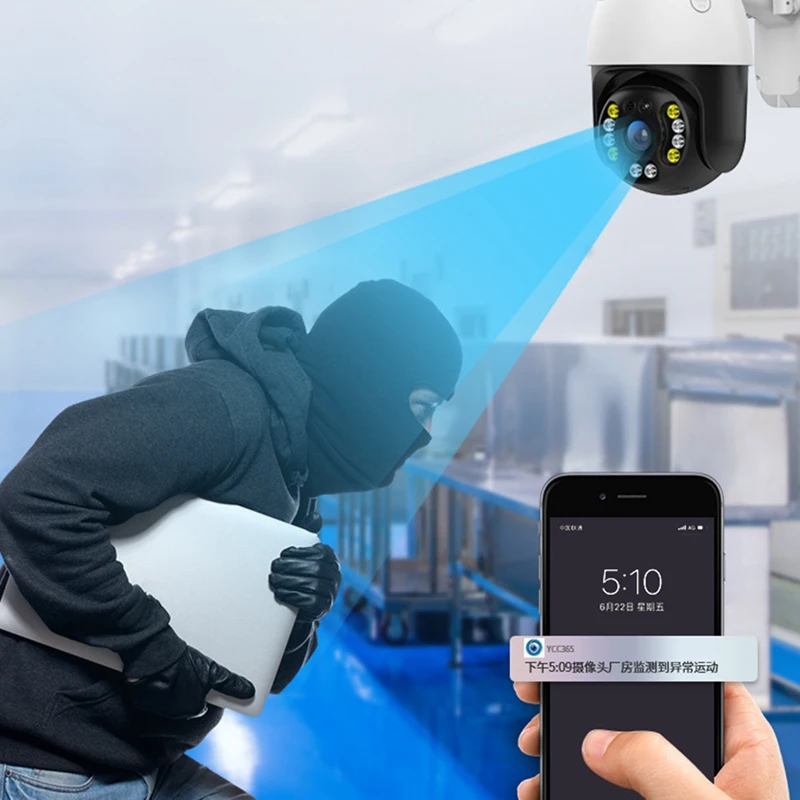 

WIFI Wireless Surveillance Camera Outdoor 360 Degree Without Network Outdoor 1080P HD Night Vision Camera