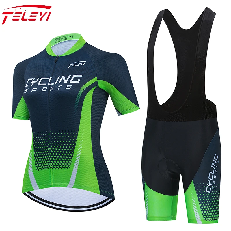 

Quick Dry Summer Cycling Jersey Set Women Breathable Team Racing Sport Bicycle Jersey Cycling Clothing MTB Bike Jerseys 2022