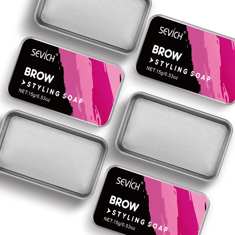 

Eyebrow Shaping Soap Eye Brow Makeup Styling Gel Wax with Brush Natural Dense Eyebrow Stereotypes Colorless