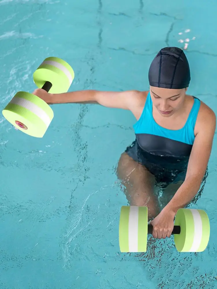 

2pcs Water Dumbbells For Fitness Aquatic Barbell Gym Weight Loss Exercise Equipment Women Comprehensive Home Fitness Dumbbells