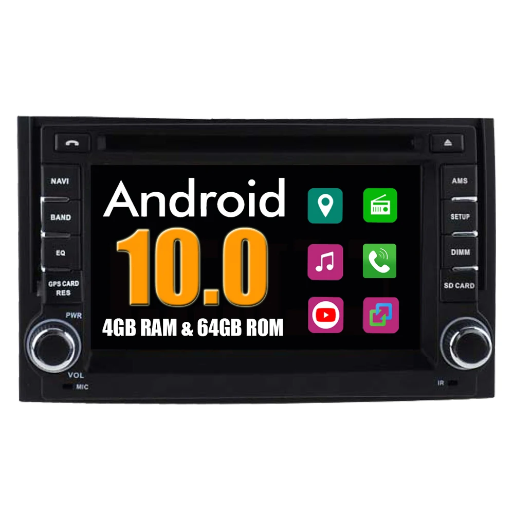 Автомобильный мультимедийный плеер RoverOne для Hyundai H1 i800 iLoad iMax H300 Grand Starex Royale Android 10 0