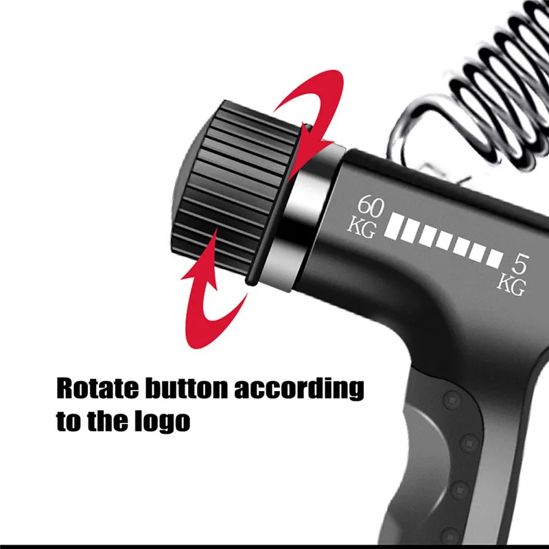 

Adjustable Handle Strengthener Counter Finger Gym Muscle Fitness Training Wrist Gripper Hand Exercise