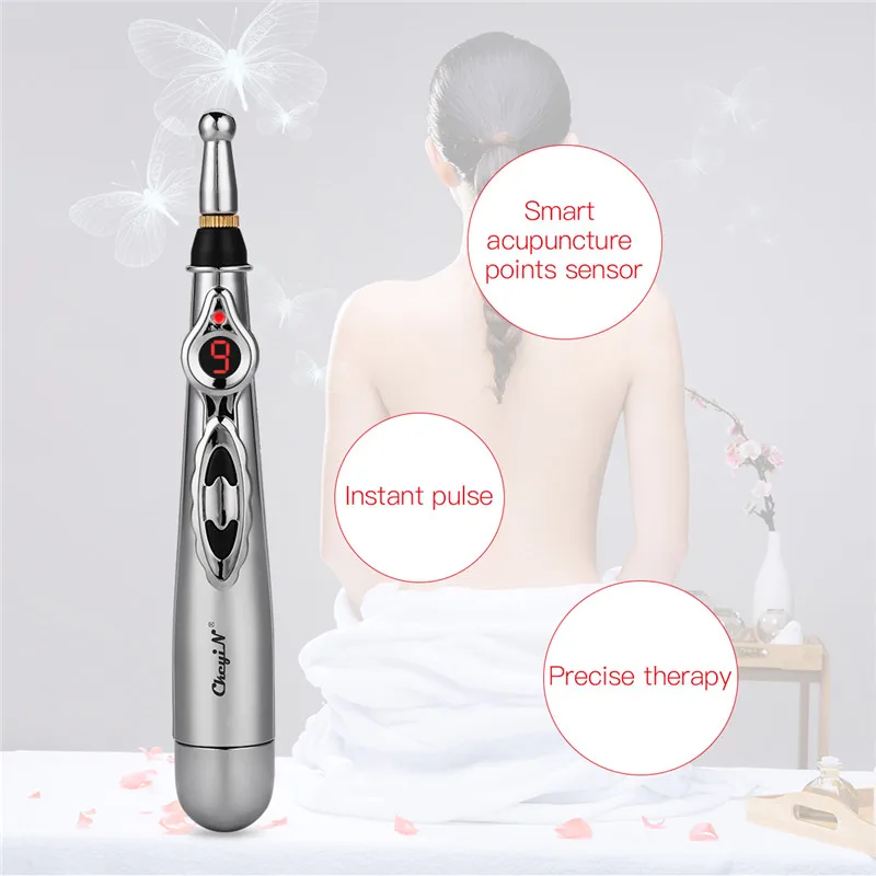 Электронная акупунктурная ручка 4 в 1 лазерные аксессуары головки средство для
