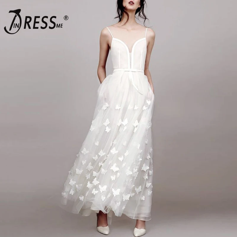 INDRESSME 2019 новое Горячее Сексуальное Женское Платье с V образным вырезом на