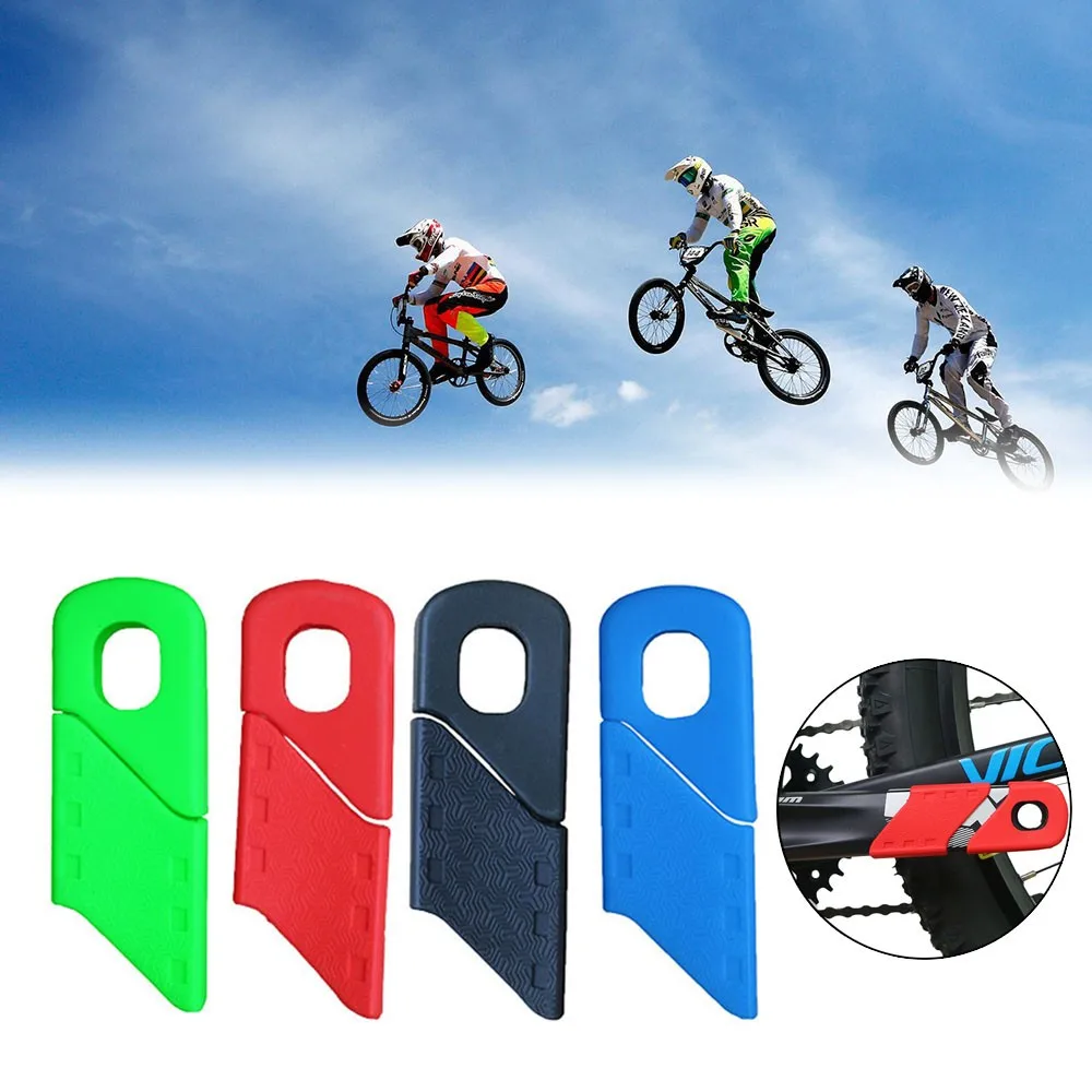 

4 X Bicycle Crankset Spare Parts For BicycleCrank Arms For Bicycle Crank Arm Protector Silicone Crank Protective Sleeve Cover