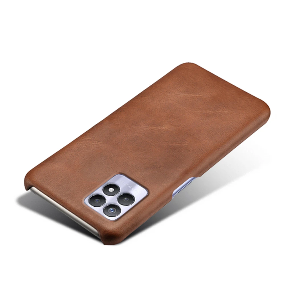 

OPPO Realme 8i Case Luxury Vegan PU Leather Cover For OPPO Realme8i Funda Wearable Slim Coque For OPPO Realme 8 i 4G 6.6" Capa