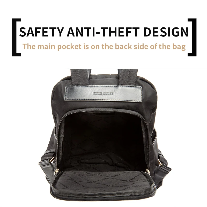 EMINI HOUSE Многофункциональный рюкзак водонепроницаемый нейлоновый женская сумка