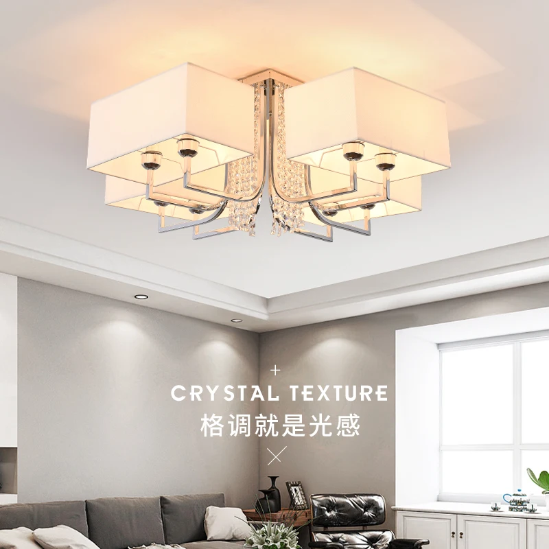 Современные хрустальные люстры освещение для гостиной спальни установки лампа