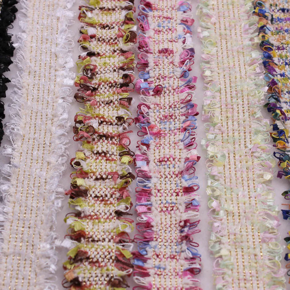 1 ярд 3 см винтажный герой нейлоновая вышитая кисточка кружевная лента отделка