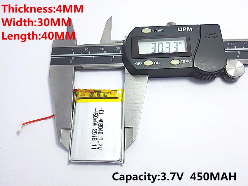 3,7 в литий-полимерный аккумулятор 043040 403040 450 мАч MP3 MP4 gps Bluetooth литиевая батарея маленькая стерео bluetooth gps