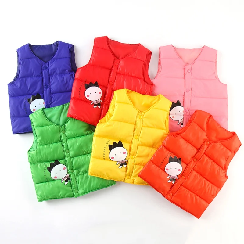 Зимняя куртка для маленьких девочек и мальчиков плотная с капюшоном