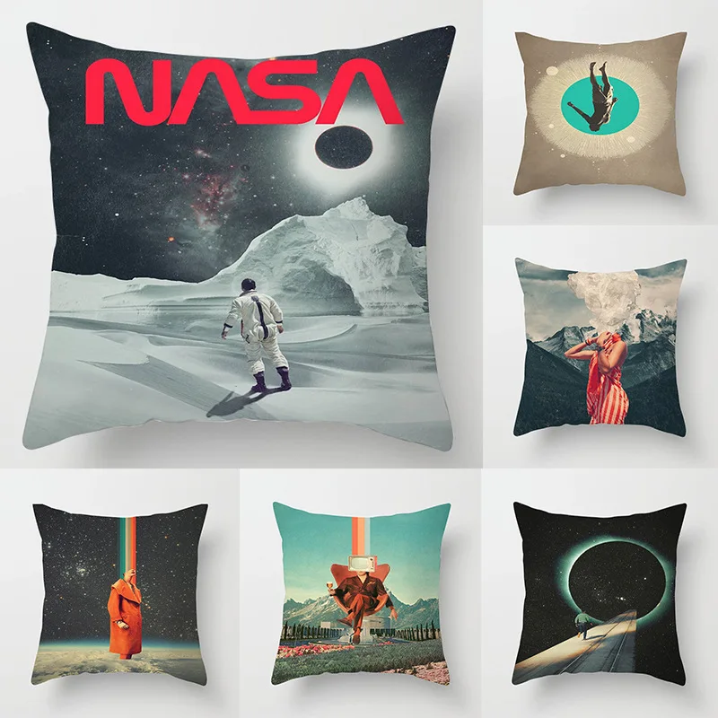 Главная новая Sci Fi Чехлы пробелом Подушка Чехол Автомобильная подушка для дивана