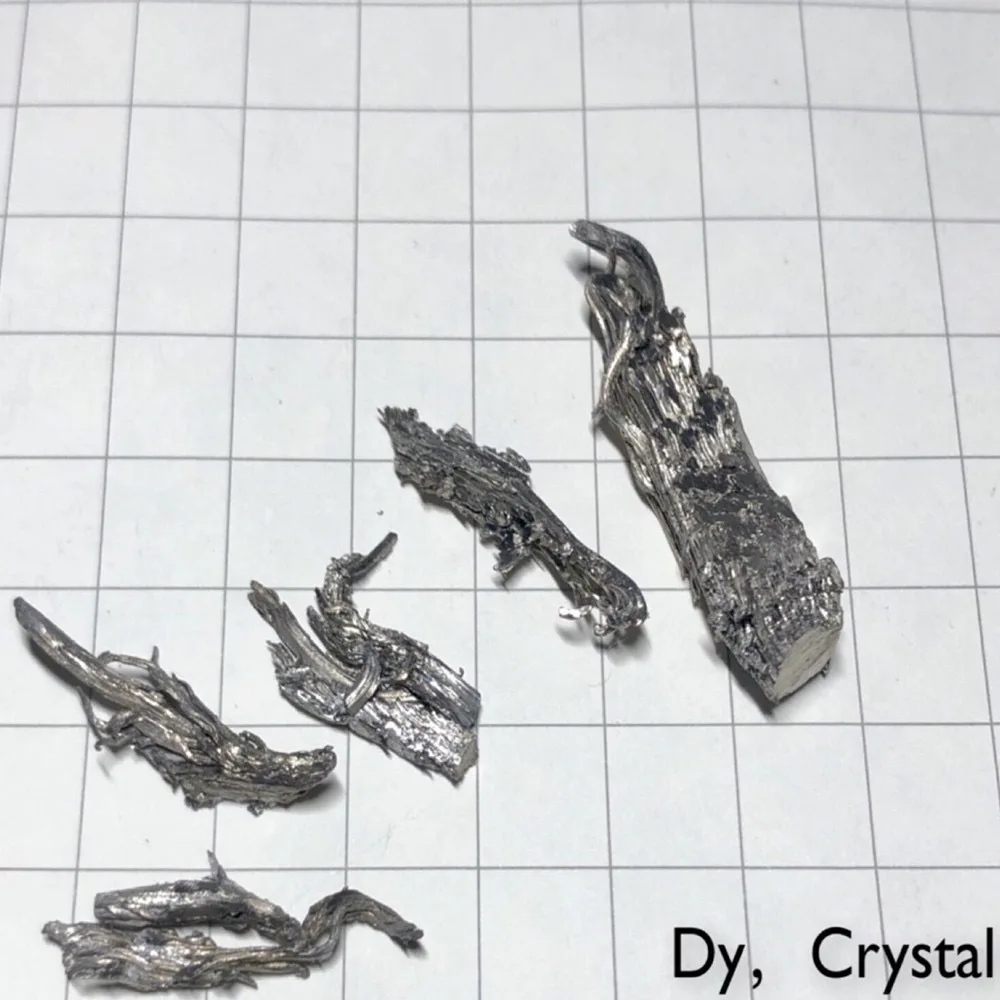 

10g Dysprosium Metal 99.99% Pure Dendritic Crystalline for Element Collection