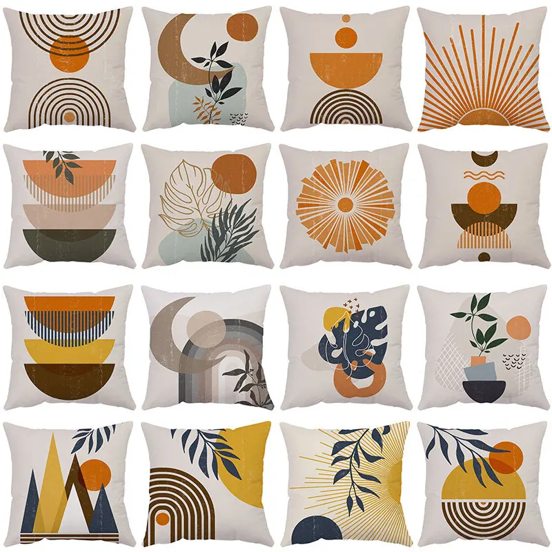 

Pillow Case Modern Simple Office Nap Pillow Seat Cushion Bedside Backrest Pillow Covers 45x45 Pillow Cover Linen Pillow Cover