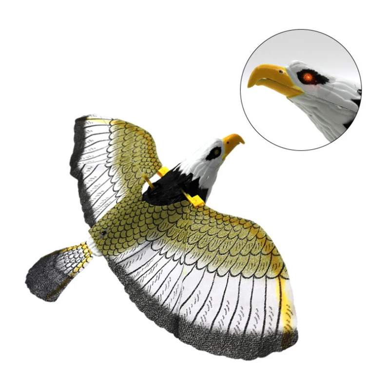 

Funny Toys Big Electric Eagle Flying Bird LED Light Eye Glowing Sound Bird Hawk Toys Kids Educational Toys Gift
