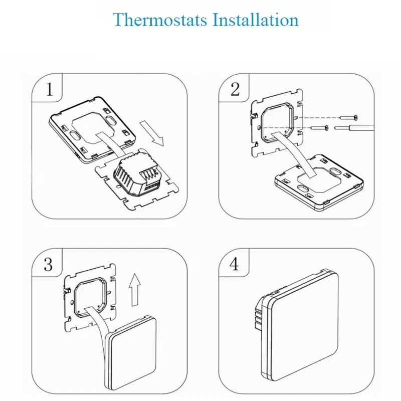 Hy08Ac-2-Wifi ЖК-кондиционер Hvac комнатный программируемый цифровой термостат