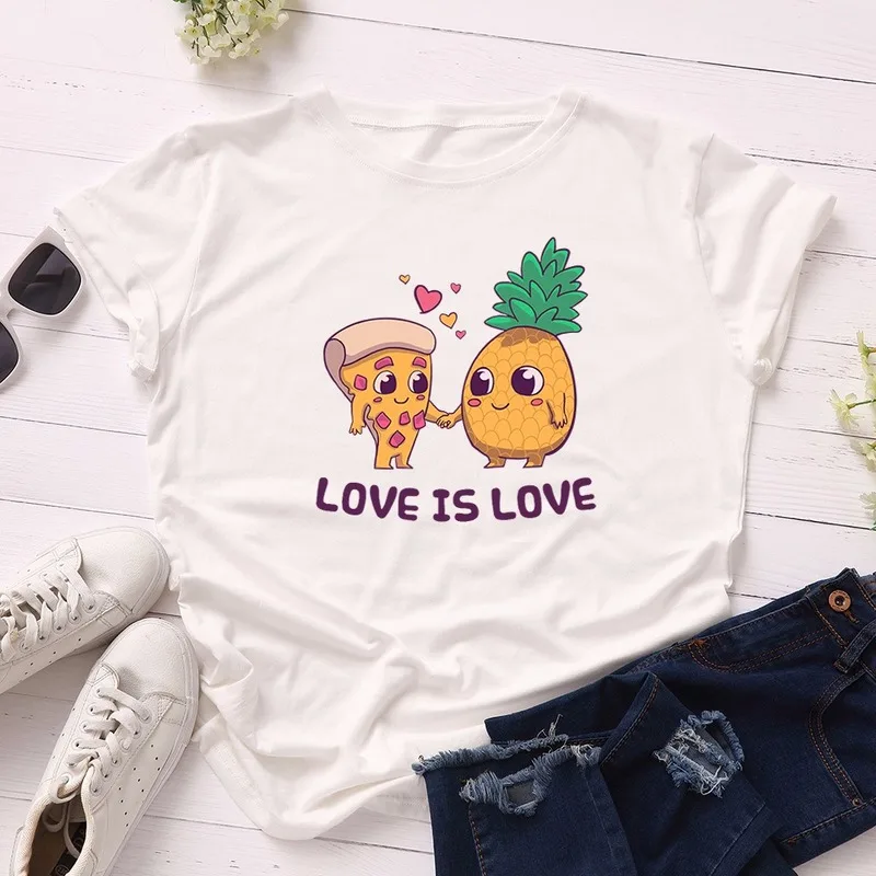 Женская летняя хлопковая футболка с коротким рукавом модель 5XL повседневная