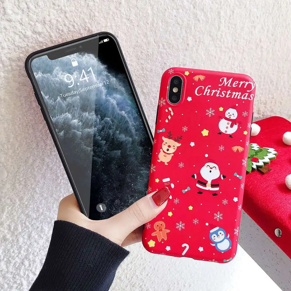 Чехол для телефона KISSCASE 11 Pro новогодний 3D чехол iPhone Max XR XS X 6/6S/7/8 Plus|Бамперы| |