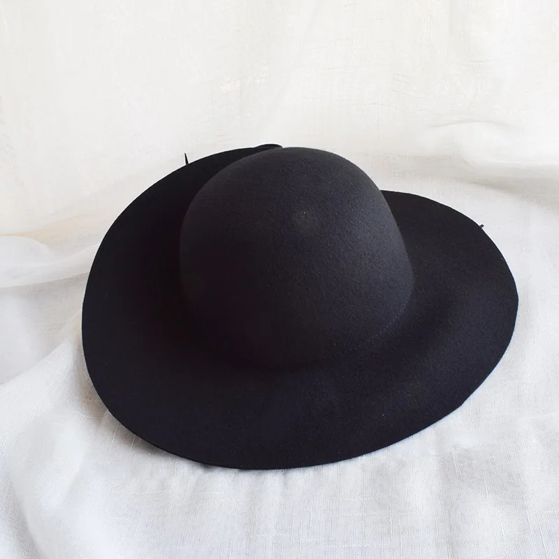 Шляпа фетровая женская широкополая шерстяная ELDW032 | Аксессуары для одежды