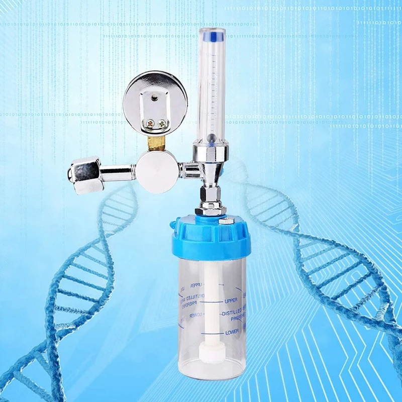 Oxygen Flow Meter Flowmeter Pressure Gauge Valve Regulator 0-10L/Min Internal Thread G5/8 | Инструменты