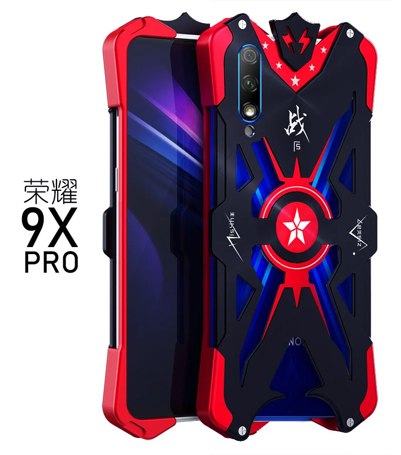 Doom сверхпрочный бронированный металлический Алюминий чехол для huawei Honor 9X Профессиональный откидной Чехол-Обложка для huawei Honor 9X чехол для телефона Чехлы Fundas Coque