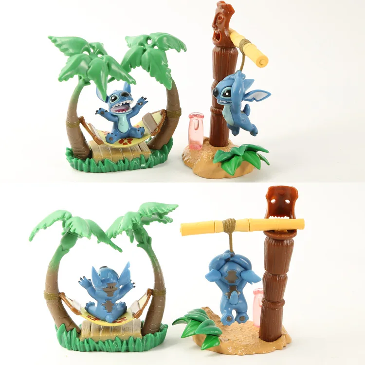 

Original Disney Star Baby Stitch Anime Figure PVC 5pcs/set Action Fijure Summer Festival Funny Gifts for Children's Birthday
