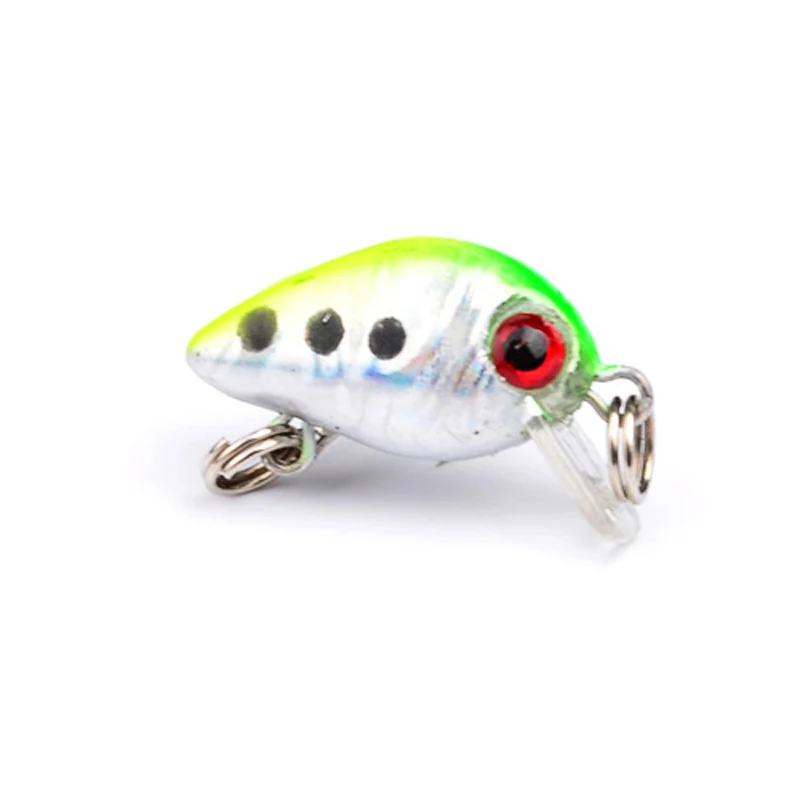 5шт. много 2,6см 1,6г Высокая имитация Crankbait Рыболовная приманка Искусственный твёрдый Crank Rock ABS минноу приманка приманки.