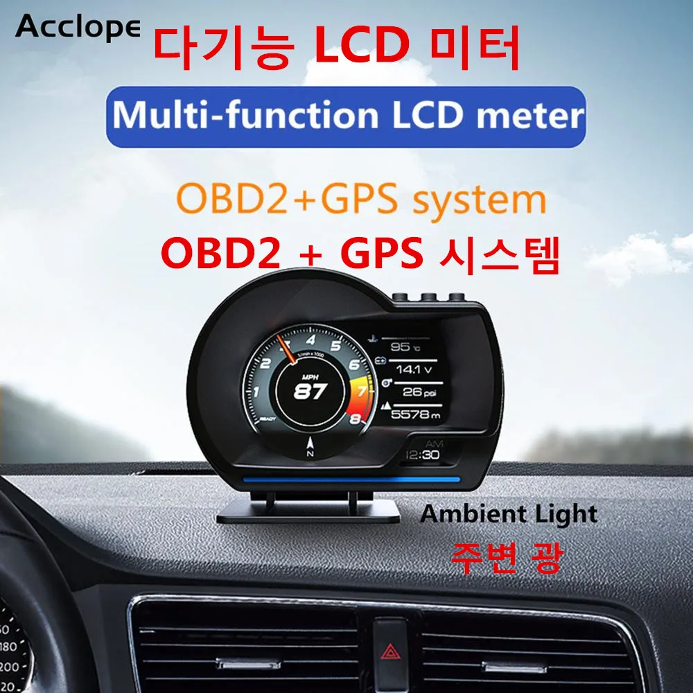 [Прямая продажа с фабрики] Φ новейший подключи и работай дисплей на голову obdlsr GPS