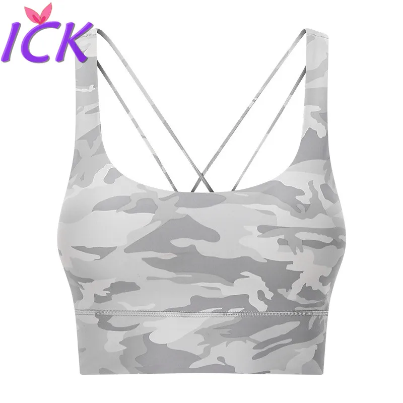 

New Autumn and Winter Double Shoulder Strap Shock-proof Sports Bra for Women with Breathable and Wide Hemlingerie lingerie