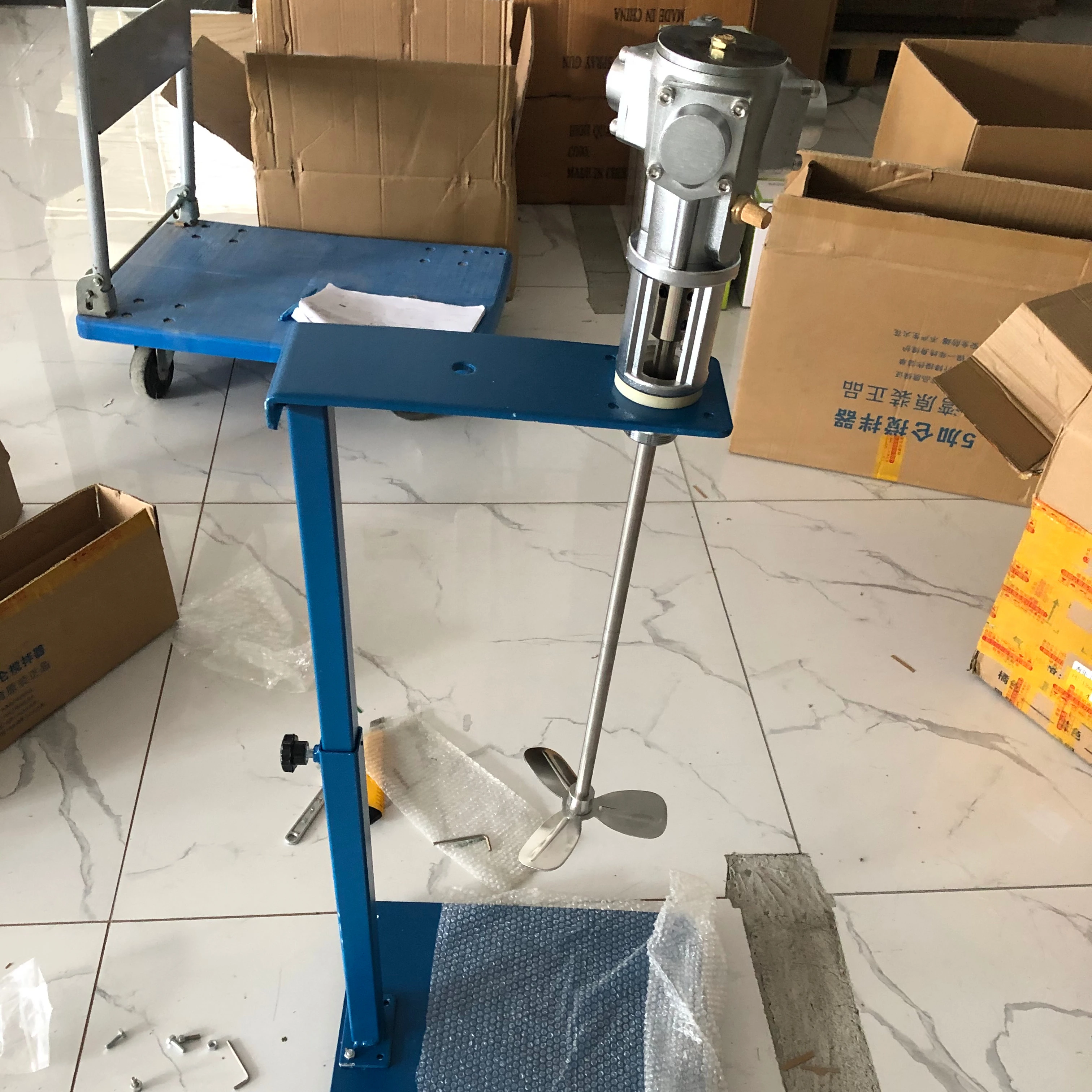 

1/8HP Elevating Air Agitator Air Paint Mixer ap-6 eighth 45cm