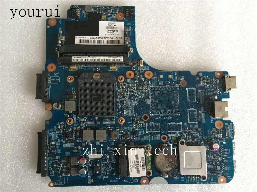 yourui for hp probook 4440s 4540s notebook pc motherboard 683495 001 683495 601 laptop motherboard ddr3 fully tested ok free global shipping
