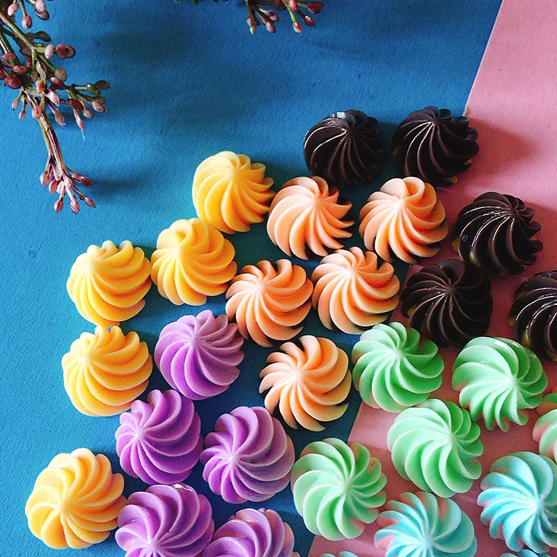 10 шт. кремовый Десерт/миниатюрная еда/милый/Сказочный Садовый Гном/мох Декор