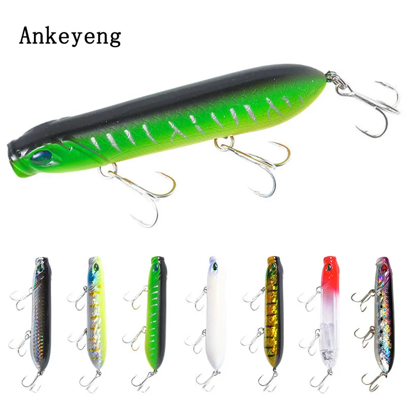 7 шт 18 г 10 5 см Topwater Pencil Lure искусственная наживка для рыбалки Minnow жесткие приманки