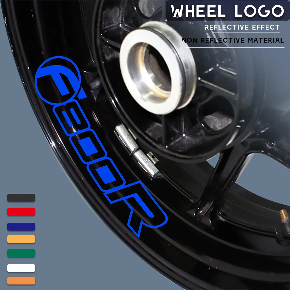 

Motorcycle modified decals wheel rim reflective waterproof custom personalized decorative sticker for BMW F800R f 800r f800 r