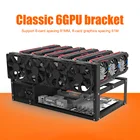 6 GPU открытая рамка для майнинга Штабелируемая рамка для майнинга чехол для ETHPSUATX аксессуары инструменты рамка для Рига чехол