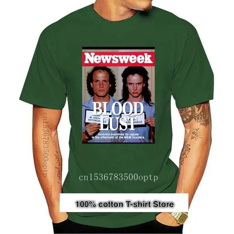 

Camiseta с принтом "The Natural Born", Mugshot, Harrelson, серийный убийца, Tarantino