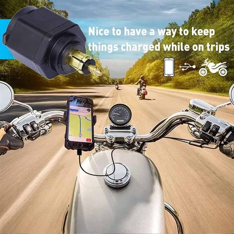 Универсальное водонепроницаемое зарядное устройство 4 2 а 12 в с двумя USB портами