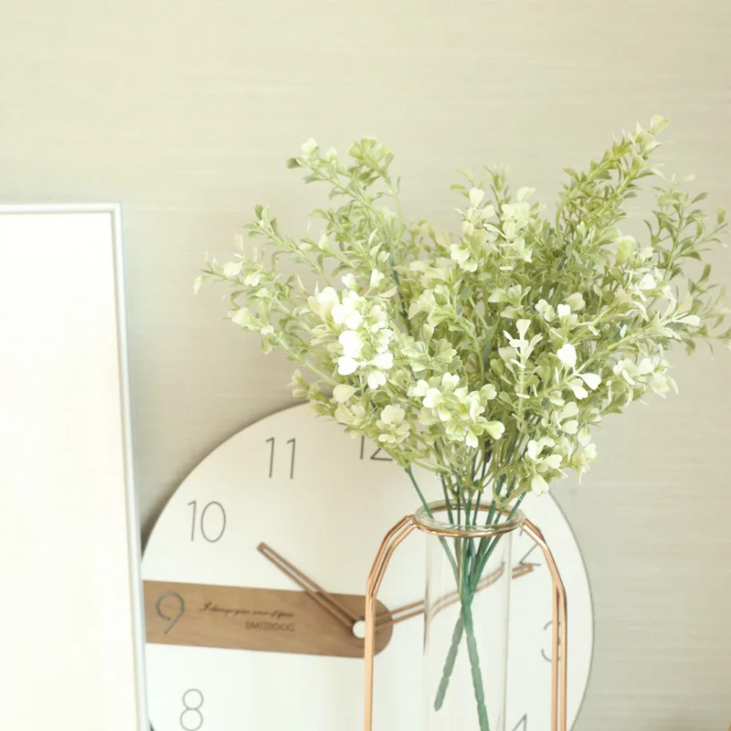 

Artificial Flowers Four-Leaf Clover Fake Flowers Wedding Party Decor DIY Supplies Home Garden Decoration Flowers