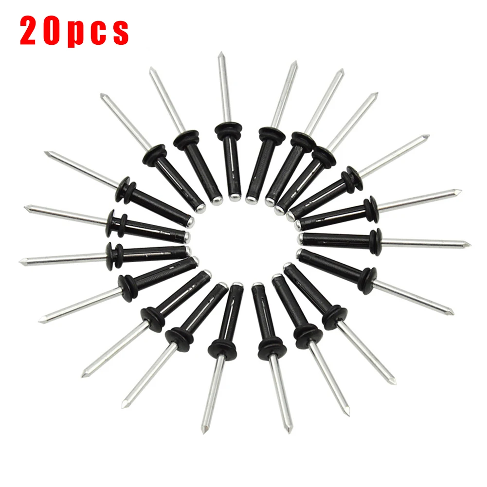 

20pcs High Quality Canoe Kayak Aluminum Rubber Rivets Kayak Modified Kayaking Fasteners Accessories Water Sports Accessories