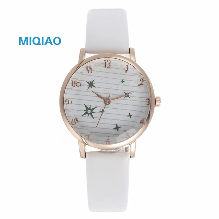 MIQIAO женские розовые часы роскошные модные высококачественные кварцевые