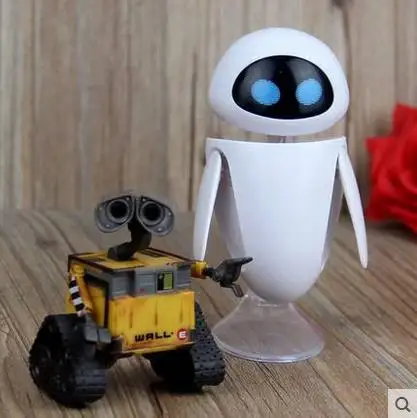 Роботы Wall E и EVE из ПВХ экшн фигурки коллекционные модели игрушки куклы 6 см/10 см 2