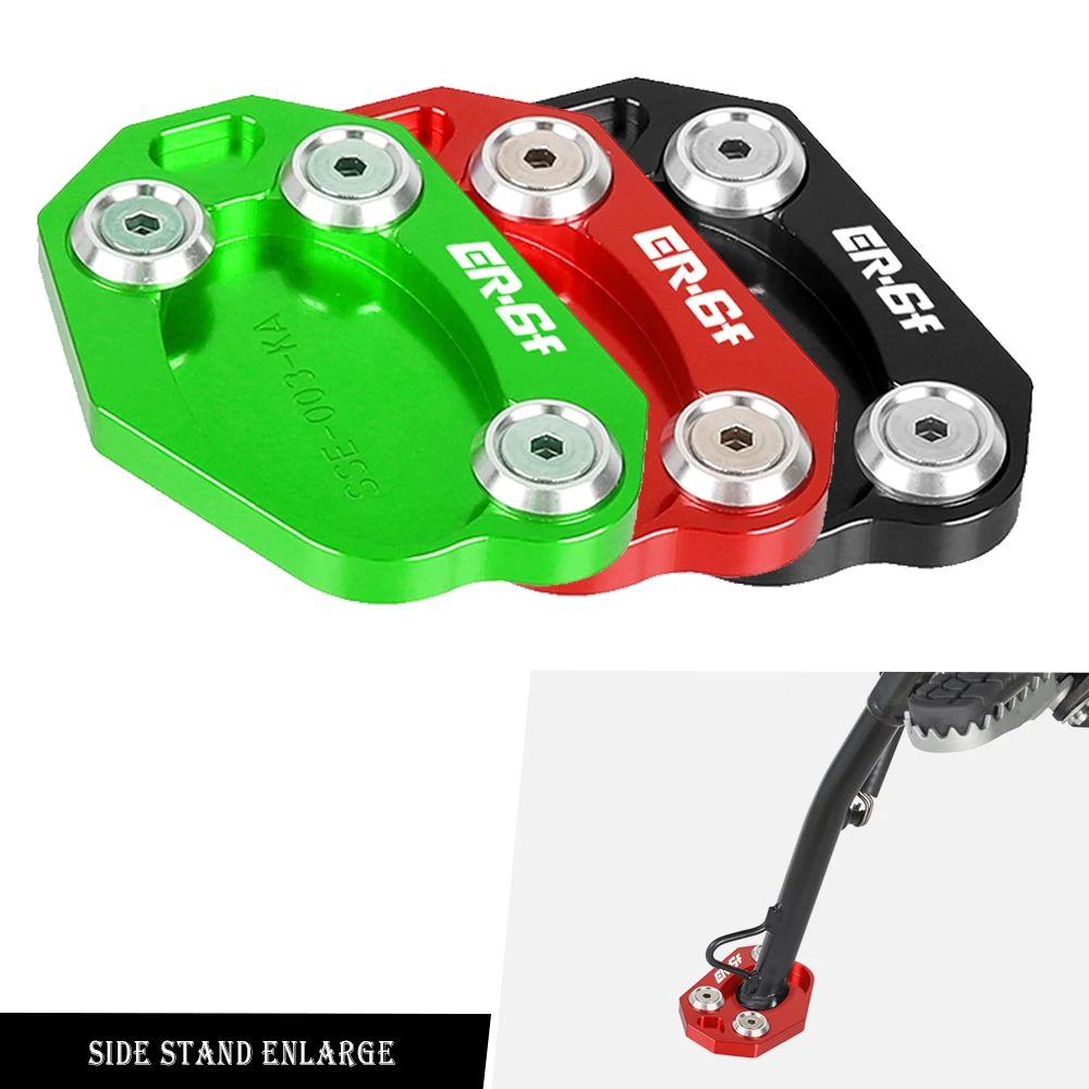 

For Kawasaki ER-6N ER6N 2012-2013 Motorcycle Accessories Side Stand Enlarger Plate Pad Extension Protection Motor Parts ER6N