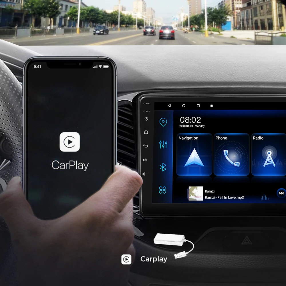 Автомагнитола Podofo 2 Din Android 9 1 HD GPS Wi Fi Bluetooth автомобильный мультимедийный