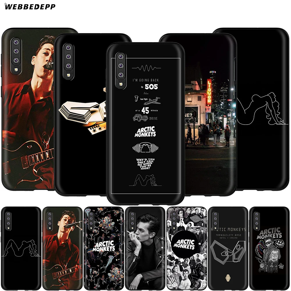 Webbedepp чехол с арктическими обезьянами для Samsung Galaxy A2 J4 J6 J7 Duo J8 Core Prime 2018 A20E