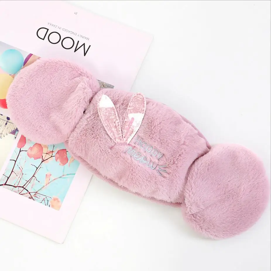 1 Cute girls winter warm masks Ear protect lady's anti-pollution mouth mask Cycling Wearing Earmuff Windproof Mask women Anti-Dust - Цвет: 1