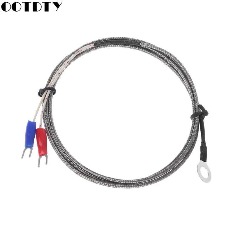 Шайба с отверстиями 6 мм термопара типа K датчик температуры зонд кабель 1 м для