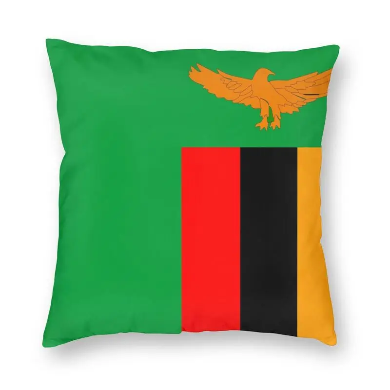 

Flag Of Zambia Cushion Covers Sofa Home Decor Square Pillow Cover 40x40cm