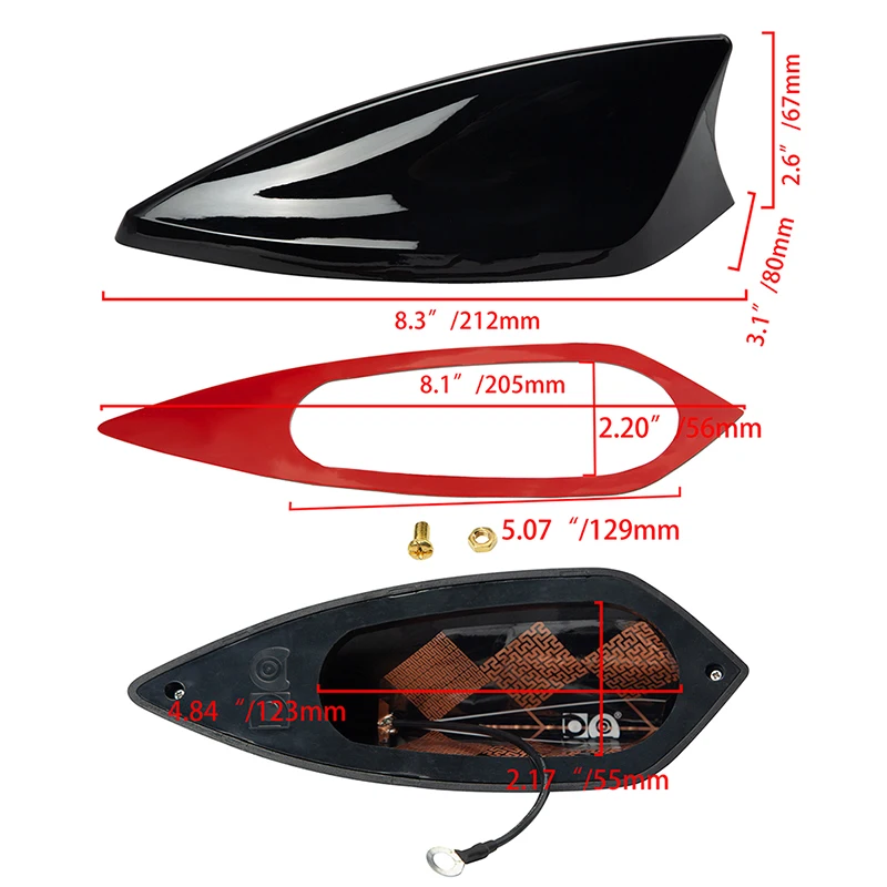 Автомобильная антенна на крышу Акулий плавник автосигнальная для Mini Cooper/BMW/Seat